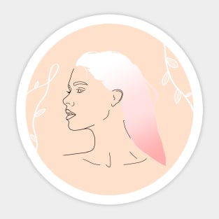 Woman Sticker